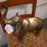 Large Brass Elephant